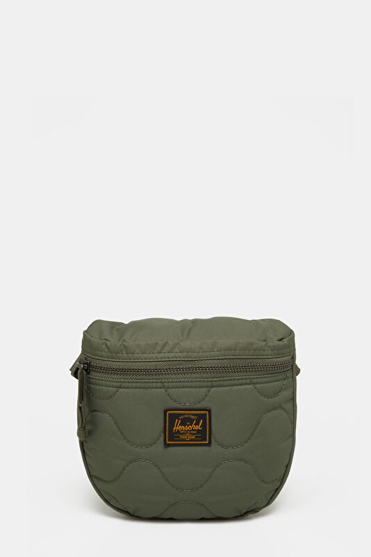 Settlement Quilted Capsule Hip Pack Khaki Men's Bag