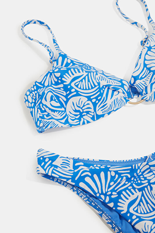 Sarı Desenli Kadın Bikini 3