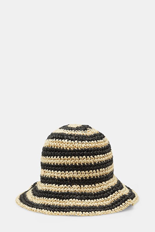 Beige Raffia Hat