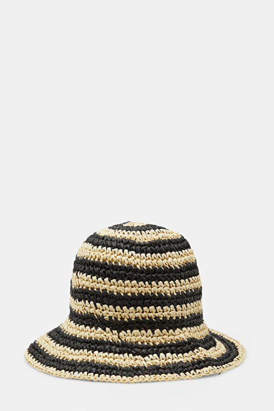 Beige Raffia Hat 2