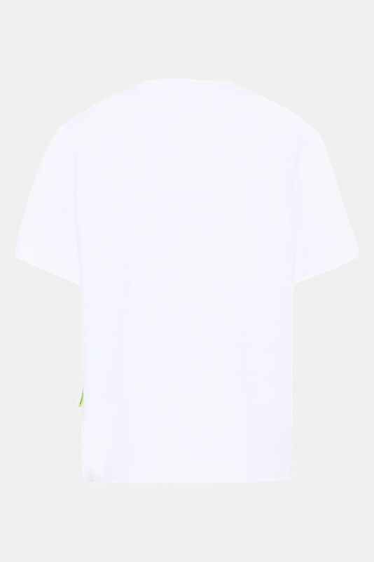 Beyaz Bisiklet Yaka Çocuk Sweatshirt 2