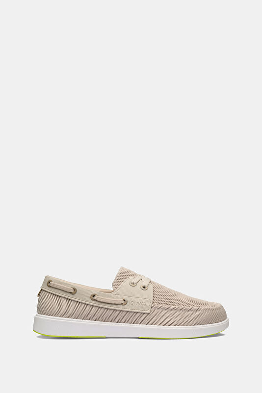 Breeze Beige Men's Boat Shoe