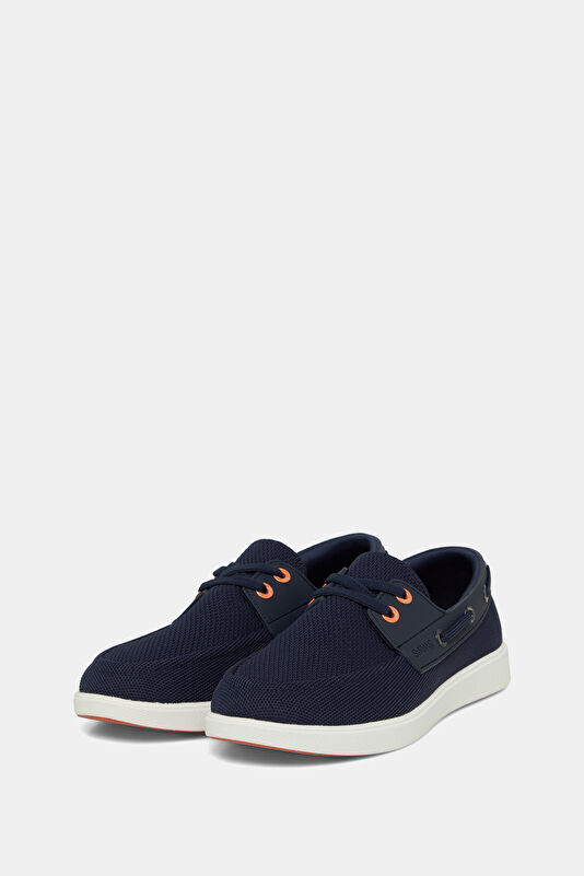 Breeze Navy Men's Boat Shoe 2