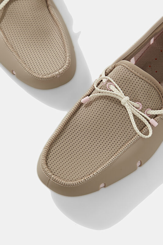 Braided Lace Loafer Bej Erkek Ayakkabı 4