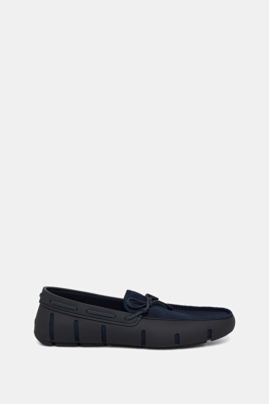Braided Lace Loafer Navy Men's Shoes