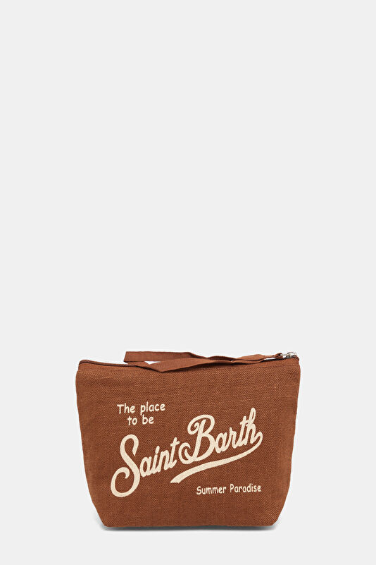 Aline Linen Brown Bag 3