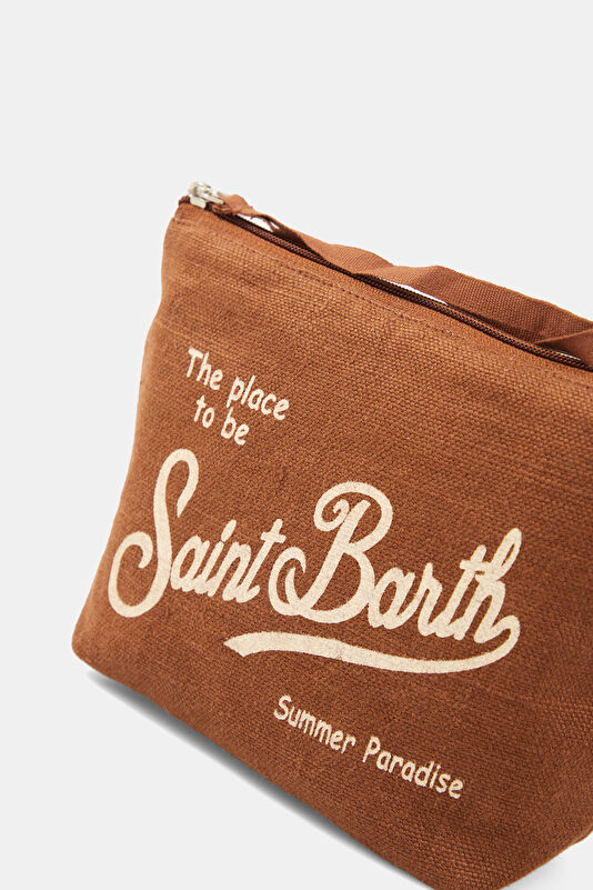 Aline Linen Brown Bag 4