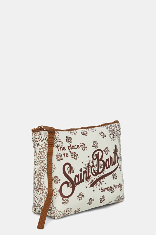 Aline Beige Patterned Bag 2