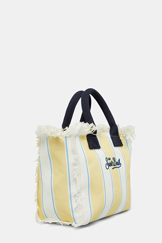 Light Yellow Striped Bag 3