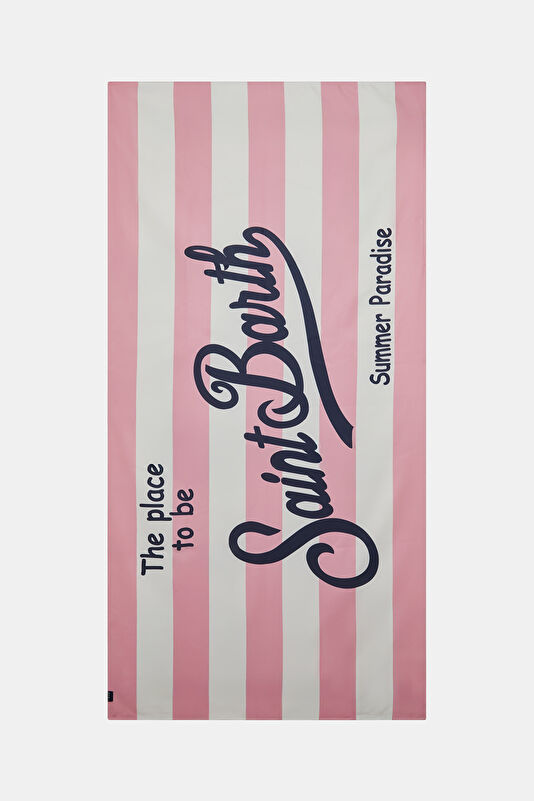 Pink Patterned Women's Towel 3