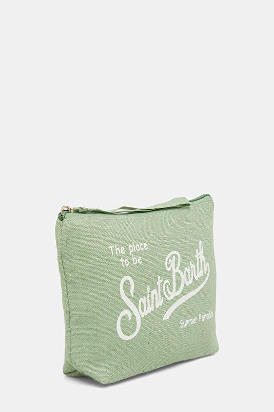 Aline Linen Aqua Bag 2