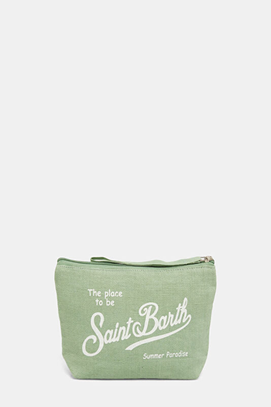 Aline Linen Aqua Bag 3