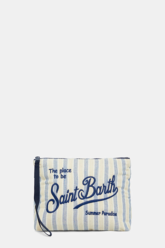 Lilac Striped Bag