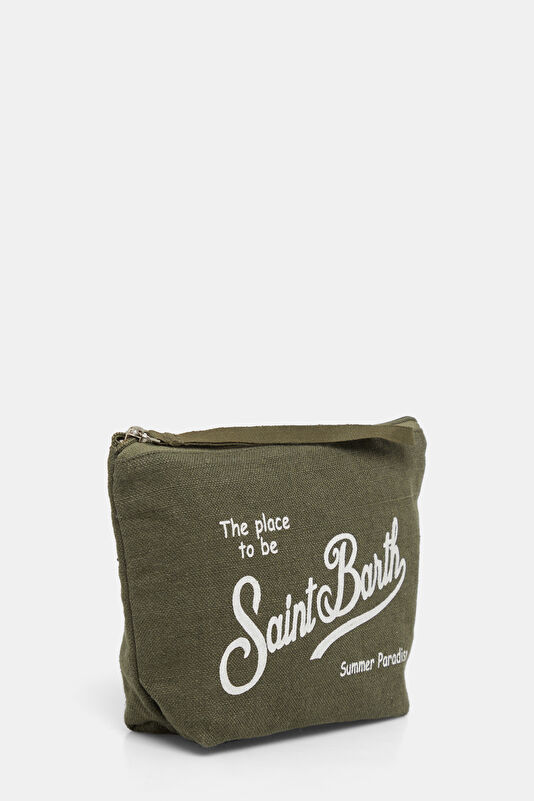 Aline Linen Khaki Bag 2