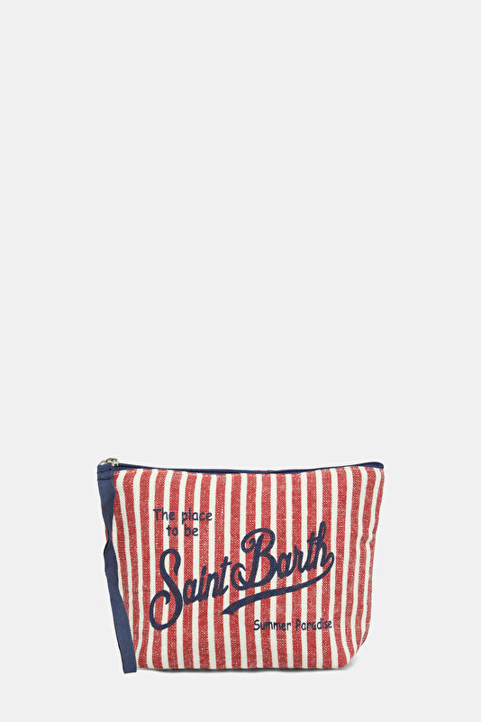 Red Striped Bag