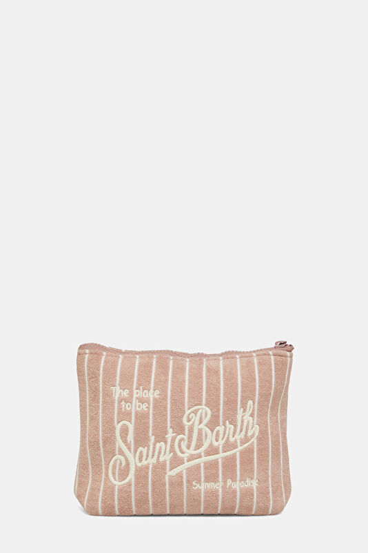 Aline Sponge Powder Striped Patterned Bag 3
