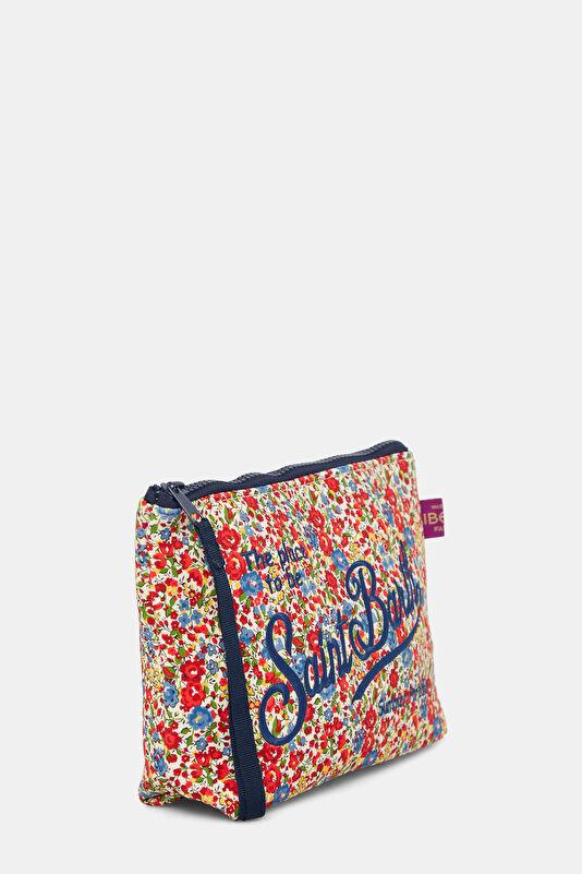 Aline Dark Pink Floral Patterned Bag 2