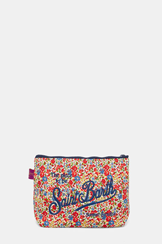 Aline Dark Pink Floral Patterned Bag 3