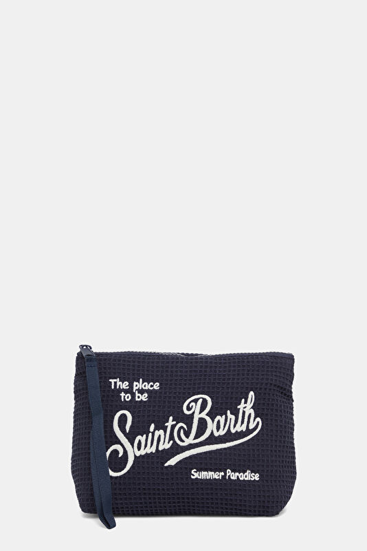Aline Waffle Navy Bag