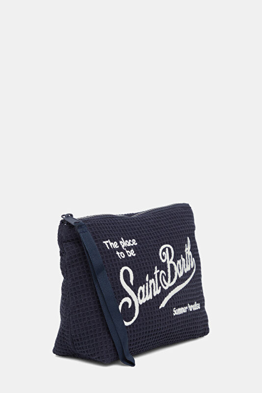 Aline Waffle Navy Bag 2
