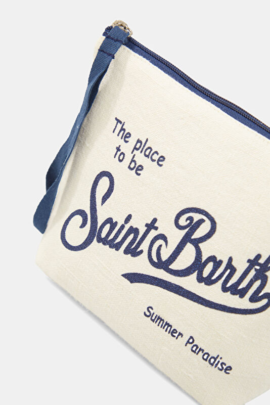 Aline Linen White Bag 4