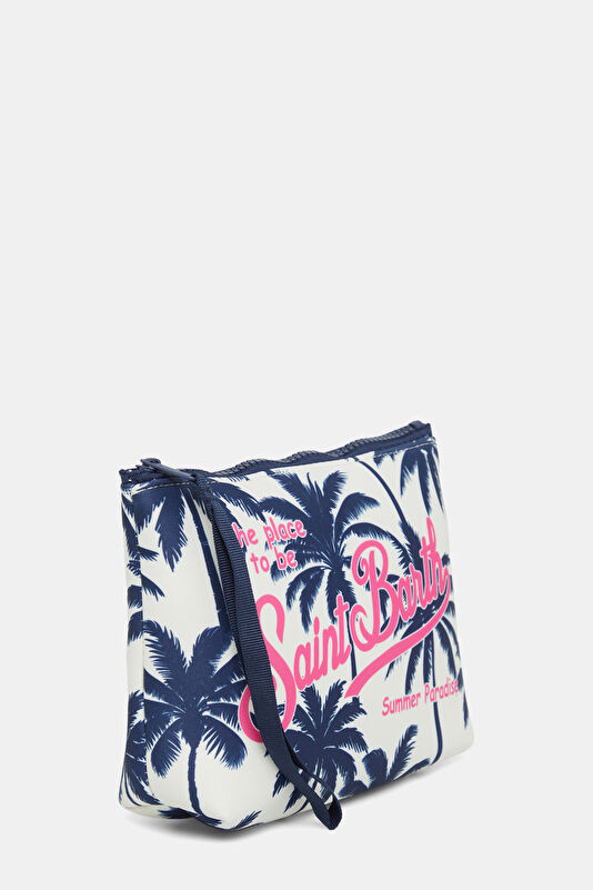 Aline Sponge Navy Patterned Bag 2