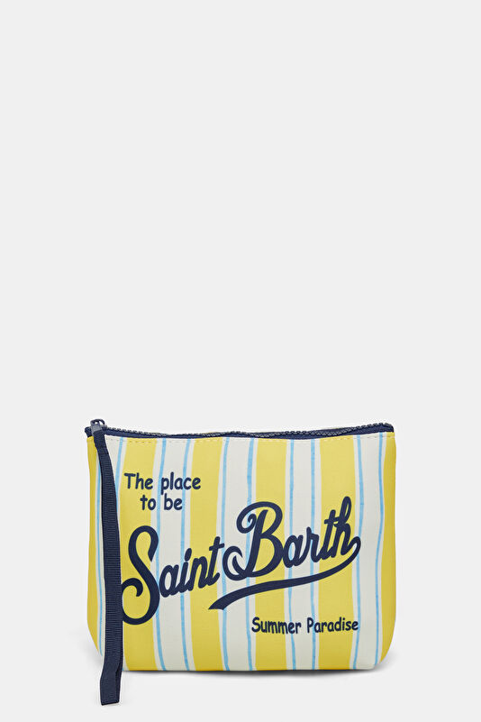Light Yellow Patterned Bag
