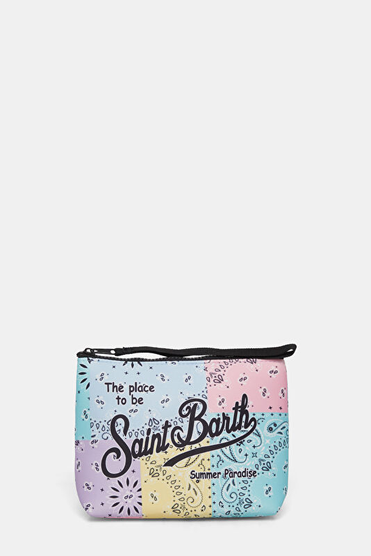 Aqua Green Patterned Bag