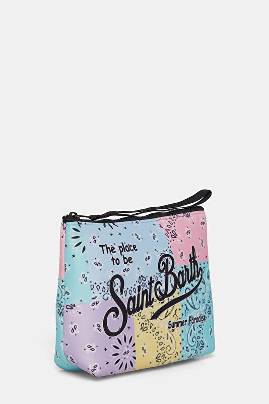 Aqua Green Patterned Bag 2
