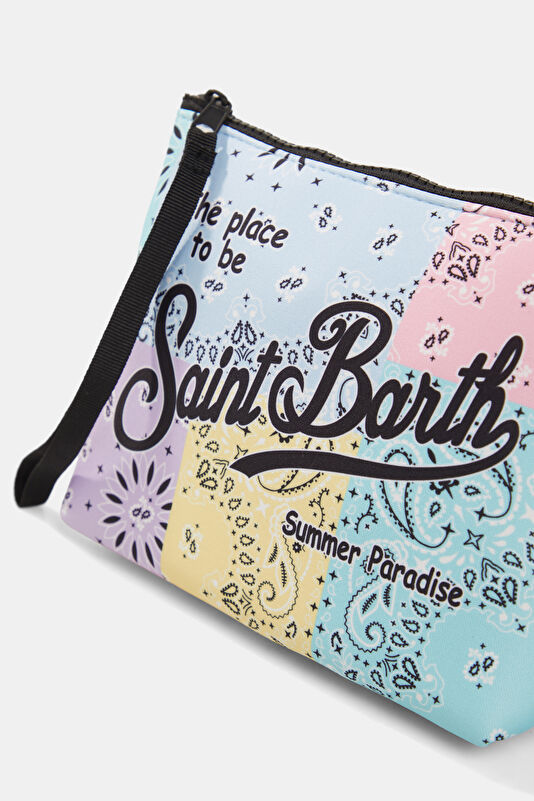 Aqua Green Patterned Bag 4