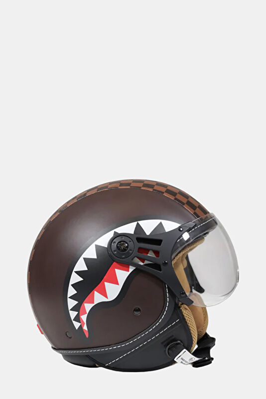 Sharks In Paris Helmet Brown Helmet 3
