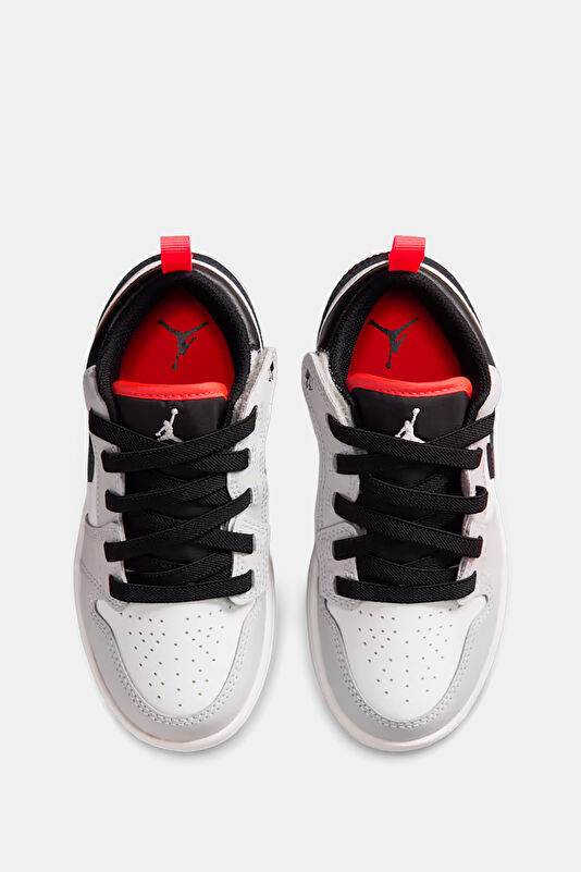 Jordan 1 Low Grey Boys' Athletic Shoes 4