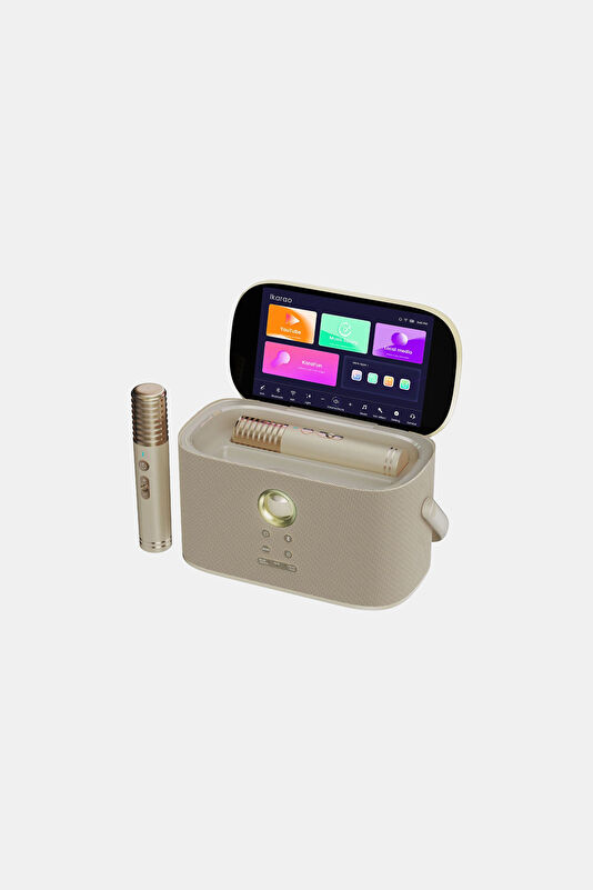Shell S2 8" Tabletli Çift Mikrofonlu Karaoke Bluetooth Hoparlör