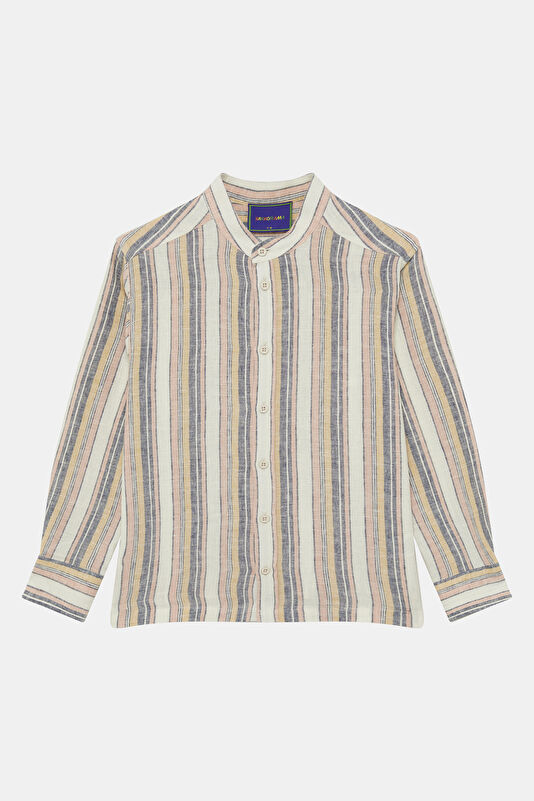 Multicolored Patterned Children's Shirt