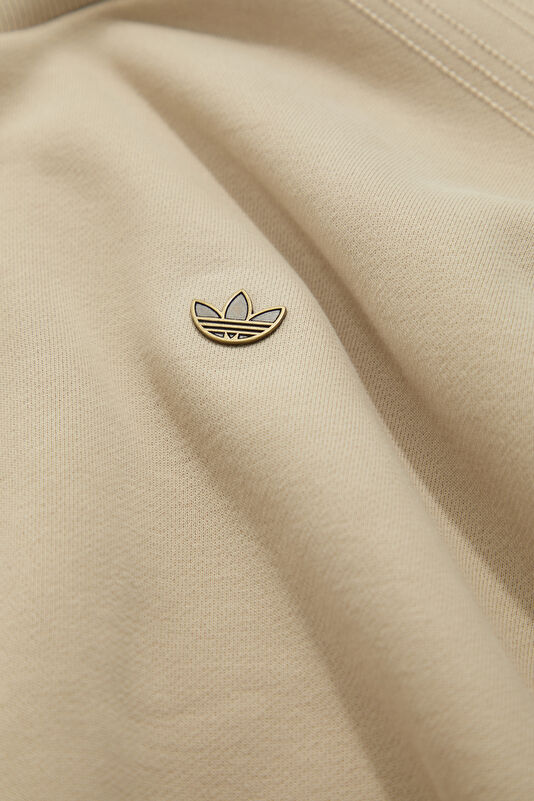 Açık Kahve Bisiklet Yaka Kadın Sweatshirt 4
