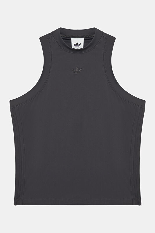 Siyah Dik Yaka Kadın T-Shirt