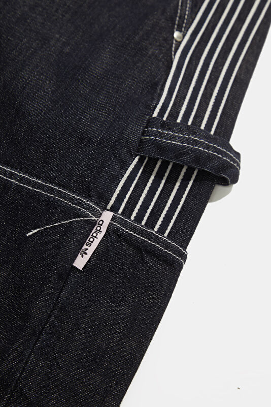 Denim Workpant Relax Kalıp İndigo Baggy Erkek Jean Pantolon 4