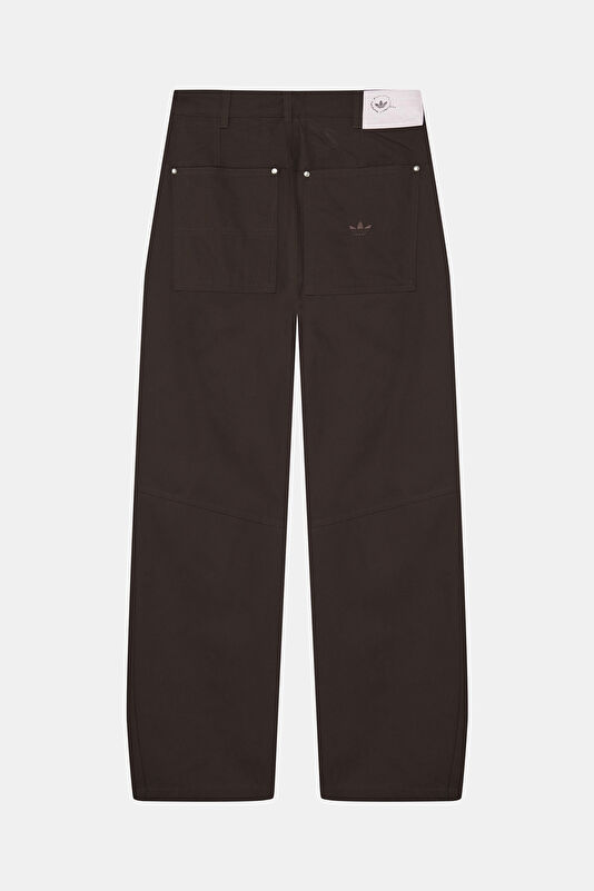 Relax Kalıp Koyu Kahve Wide Leg Erkek Pantolon 2