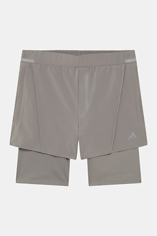 X Entire Studios D4T Training 2-in-1 Grey Men's Shorts
