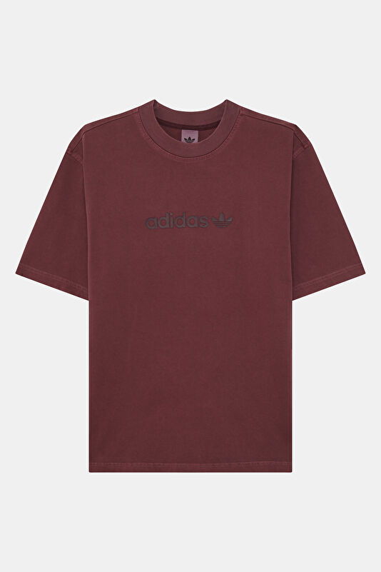 Kırmızı Bisiklet Yaka Kadın T-Shirt