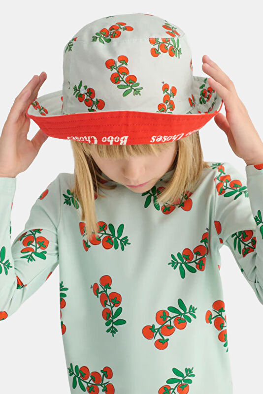 White Patterned Children's Hat 3