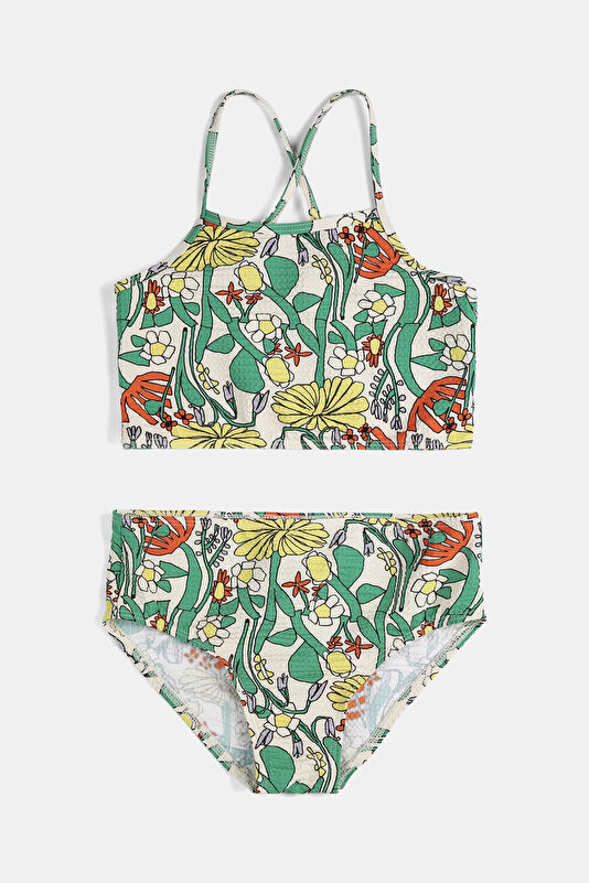 Yeşil Desenli Bikini
