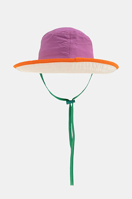 Purple Patterned Children's Hat 2