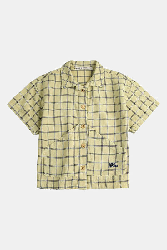 Yellow Patterned Children's Shirt