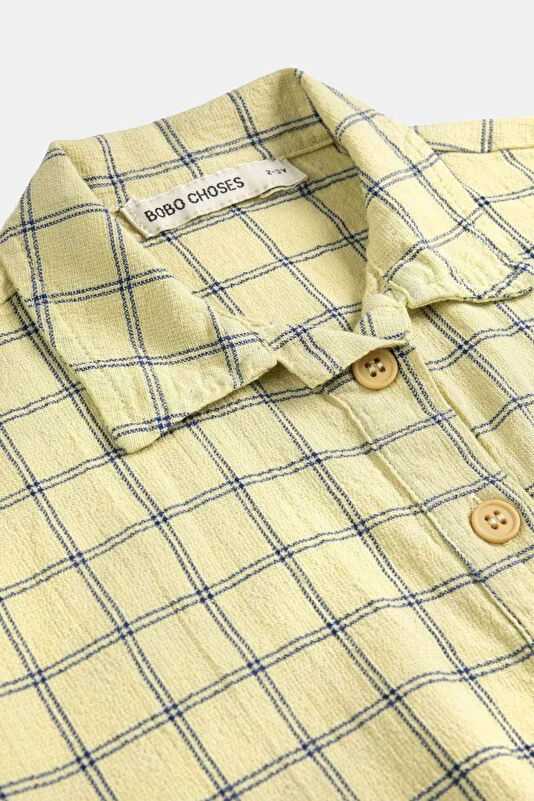 Yellow Patterned Children's Shirt 2