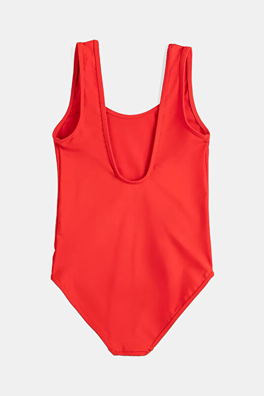 Red Design Filled Swimsuit 3