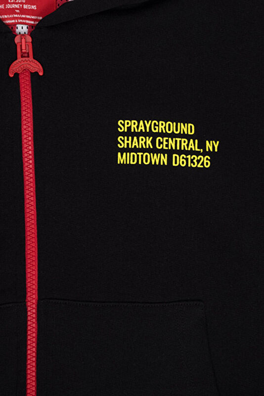 Siyah Kapuşonlu Çocuk Sweatshirt 3