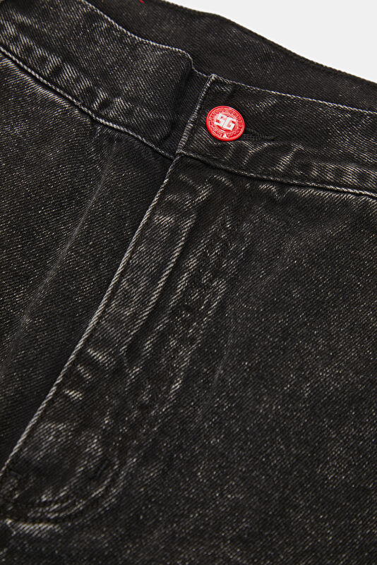 Black Embroidered Men's Shorts 3