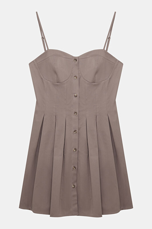 Khaki Short Women's Dress