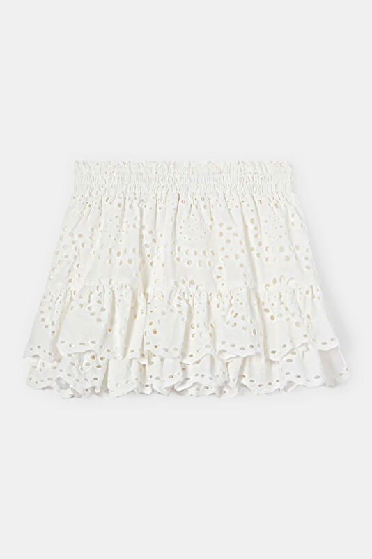 White Kids Skirt 2